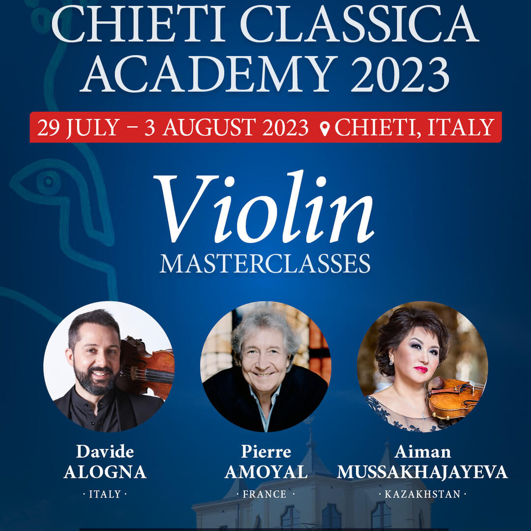 A week of violin masterclasses in heart of Chieti, Italy